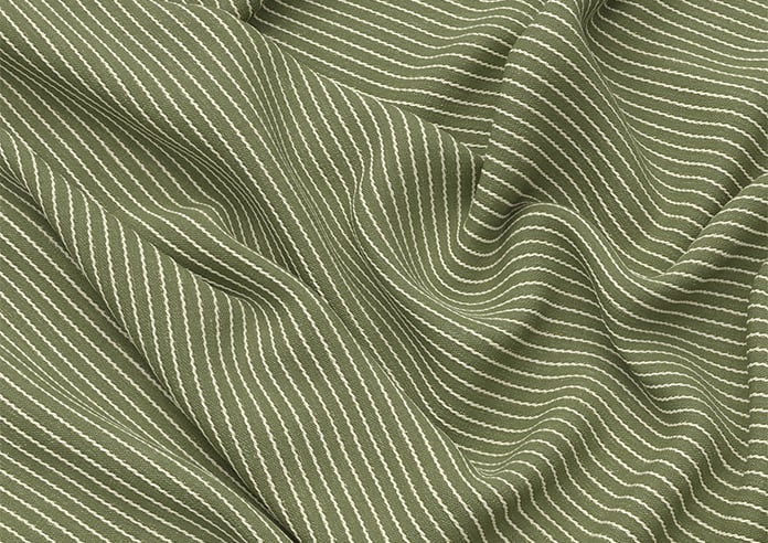 Montierre Stripe, Rainwashed Green - Twist&Fit Roman Blind - Image 4